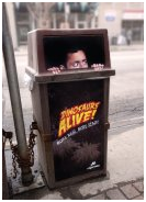 湖南垃圾桶 被禁錮的垃圾桶